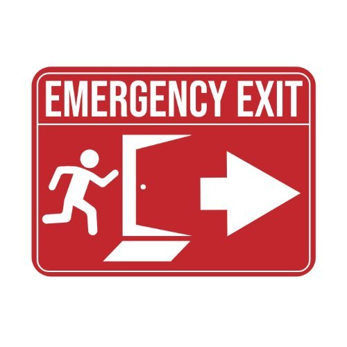 Emergency Escape Sign